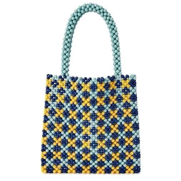 Mini Beaded Tote Bag - Picture 3 of 5